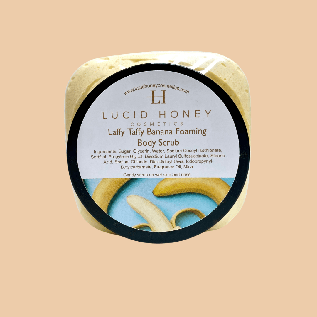 Laffy Taffy Banana Foaming Body Scrub