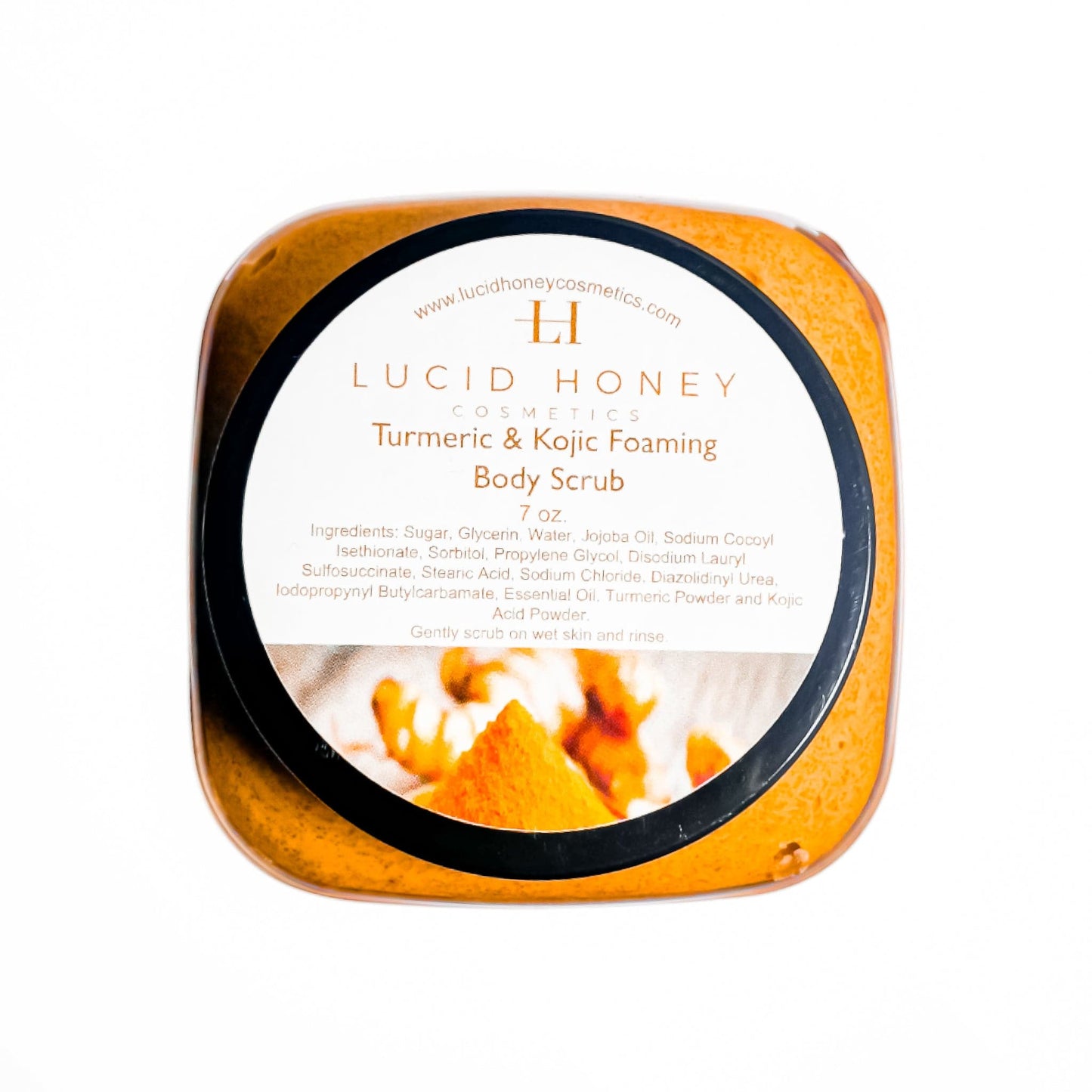 Turmeric & Kojic Foaming Sugar Scrub
